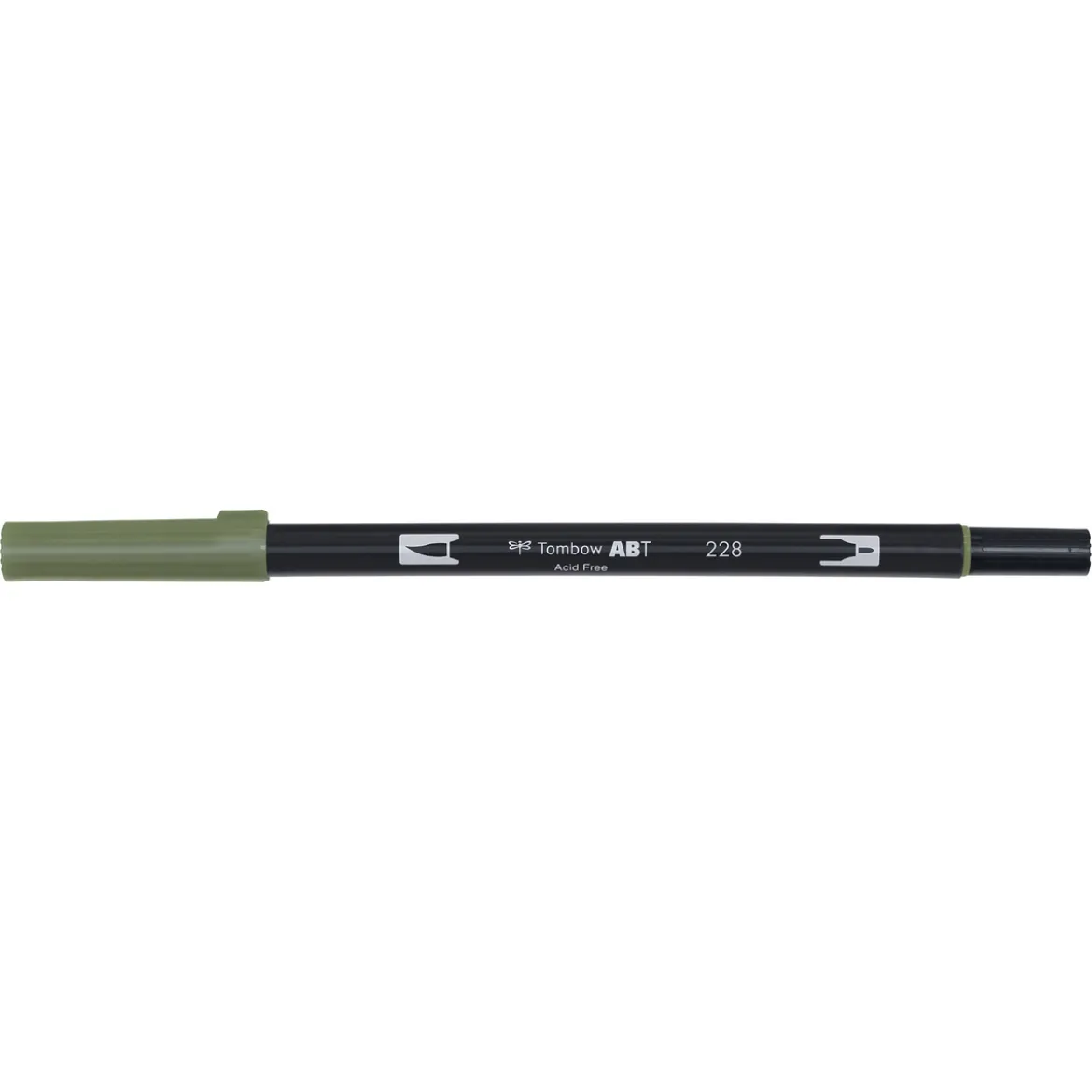 Penselpenna Tombow ABT Dual Brush Pen Gray Green 228
