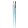 Penselset akvarellpenslar med syntetborst 3-pack stora, rund #8, 10, 12