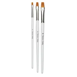 Penselset flat 3 st hobbyfärg