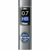 Pentel blyertsstift refill – 0,7 mm HB. Innehåller 40 stift.