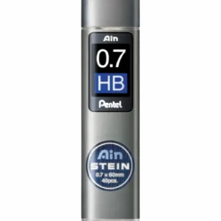 Pentel blyertsstift refill – 0,7 mm HB. Innehåller 40 stift.