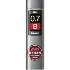 Pentel blyertsstift refill – 0,7 mm B. Innehåller 40 stift.