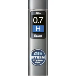 Pentel blyertsstift refill – 0,7 mm H. Innehåller 40 stift.