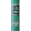 Pentel blyertsstift refill – 0,5 mm 2H. Innehåller 40 stift.