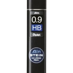 Pentel blyertsstift refill – 0,9 mm HB. Innehåller 36 stift.