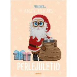 Perlejuletid av Anja Takacs, fina pärlmotiv med julkänsla, 136 sidor, dansk text