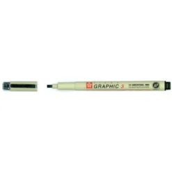Pigma Graphic 3,0mm Svart