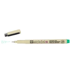 Pigma Micron 05 grön 0,45 mm
