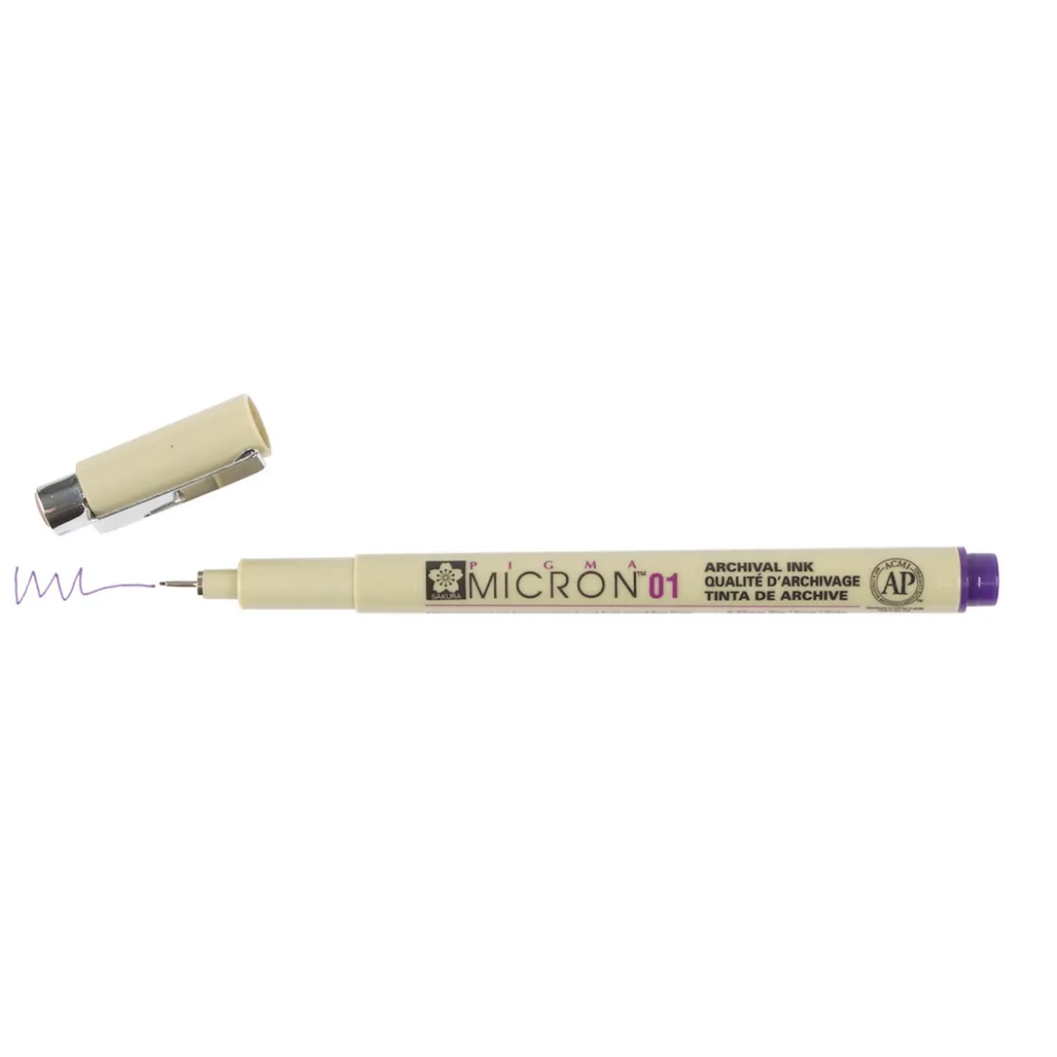 Pigma Micron 01 lila 0,25 mm
