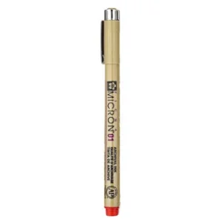 Pigma Micron 01 röd 0,25 mm