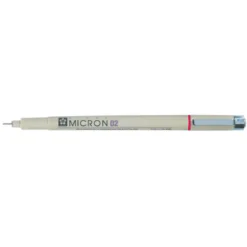 Pigma Micron 02 röd 0,3 mm