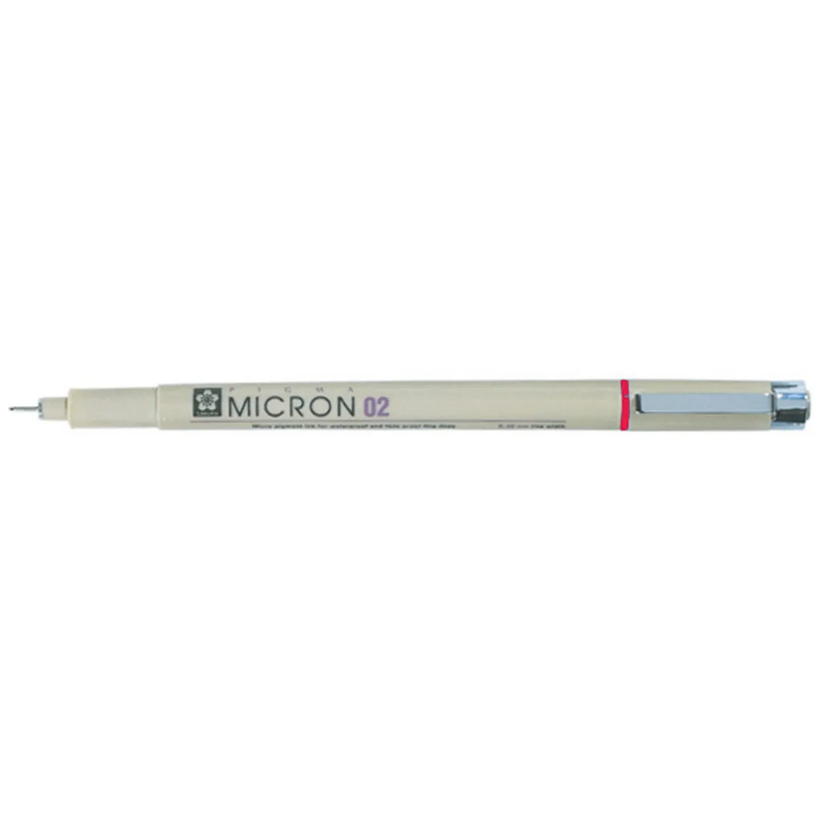 Pigma Micron 02 röd 0,3 mm