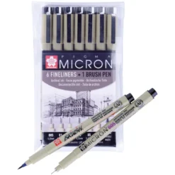 Pigma Micron set 6+1 Black