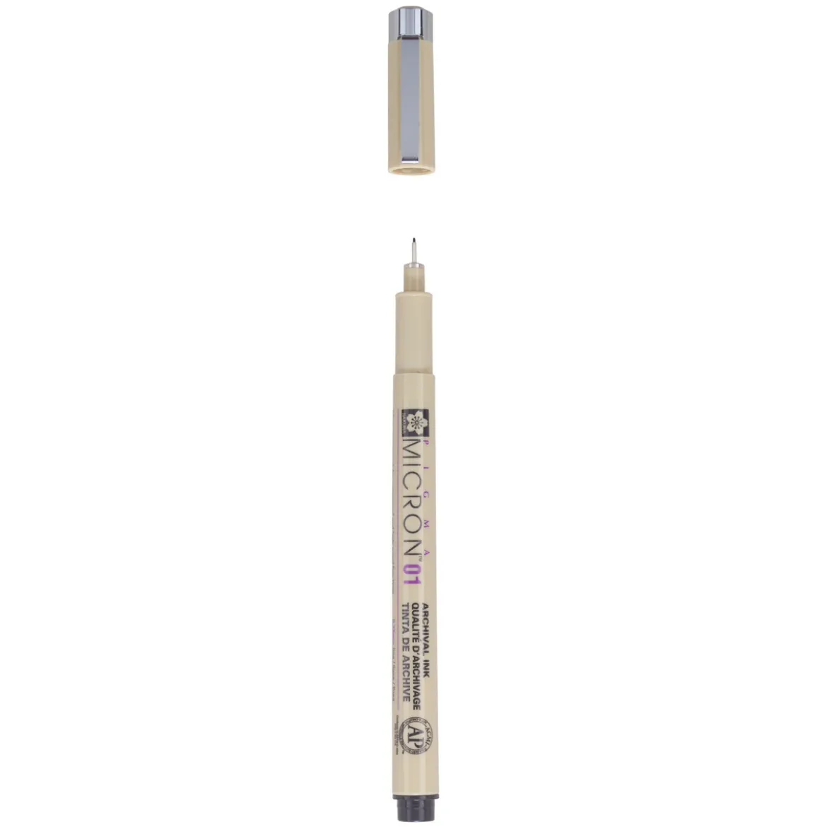Pigma Micron 01 svart 0,25 mm