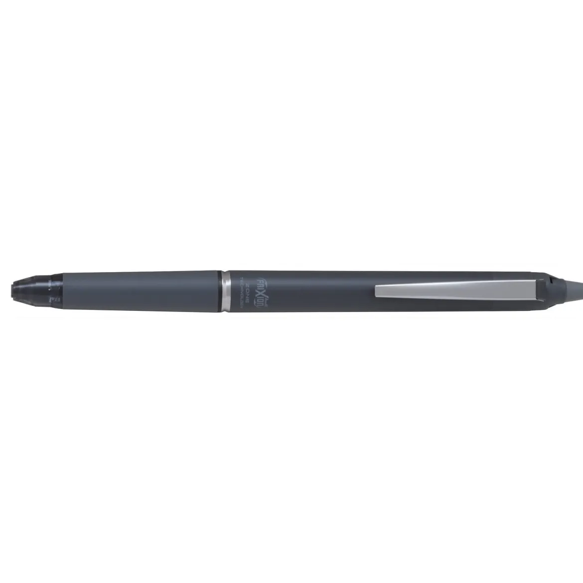 Pilot Frixion Ball Zone Grey 0,7 mm, svart bläckpenna med raderbart gel ink