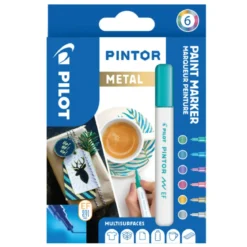 Pilot Pintor EF Metal 6-pack
