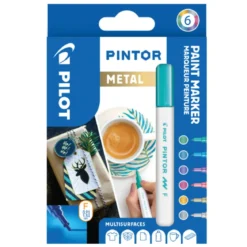 Pilot Pintor F Metal 6-pack