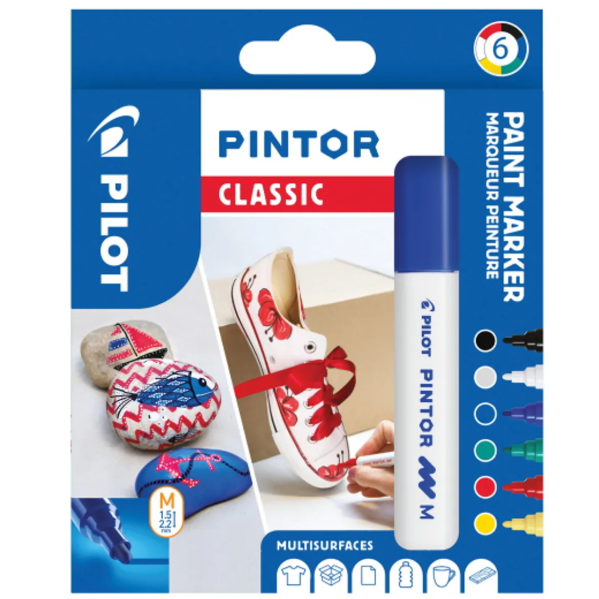Pilot Pintor M Classic 6-pack
