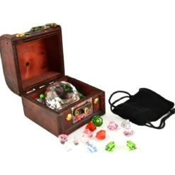 Piratens skattkista med diamanter