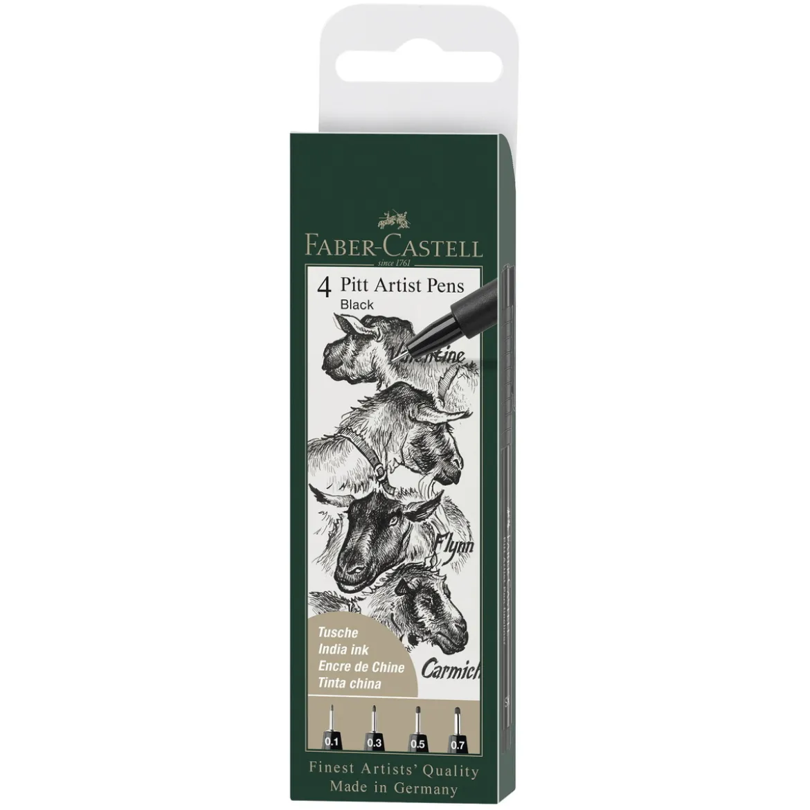 PITT artist pen set XS-M 4p