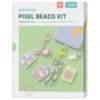 Pixelhobby DIY-kit Pixel Beads, pixla & pyssla 3 tokigt söta nyckelringar eller mobilsmycken!