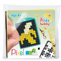 Pixelhobby Mini-kit banan – med nyckelring 30×40 mm & 3×144 pixlar
