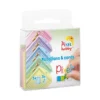 Pixelhobby 5-pack nyckelringsplattor & snören i pastellfärger