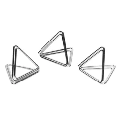 Placeringskortshållare i silver för bordsplacering 10 st 2,5×2,5 cm