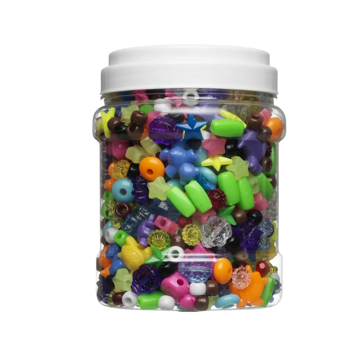 Plastpärlor figurmix 450g