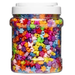 Plastpärlor Pärlemor XL 450g
