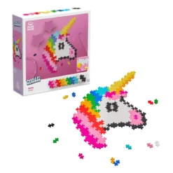 Plus-Plus Puzzle by number unicorn – pussla en vacker enhörning, 250 bitar