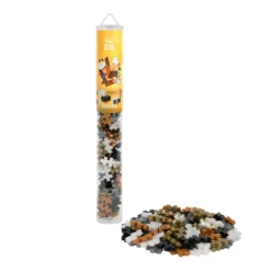 Plus-Plus Tube 100 Treasure, 100 fina byggbitar med metallic-tema