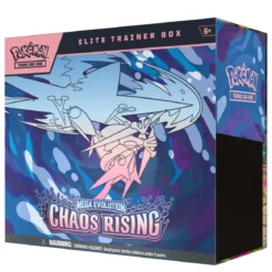 Pokémon TCG Mega Evolution Chaos Rising Trainer Box med 9 booster-packs!