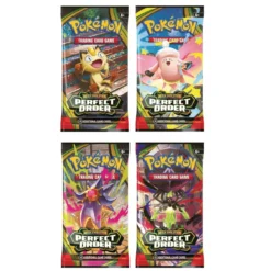 Pokémon TCG Mega Evolution Perfect Order – OBS! Priset avser endast ETT boosterpack (10 kort)