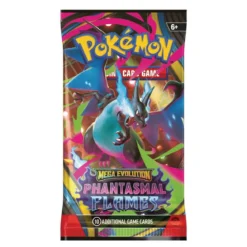 Pokémon TCG Mega Evolution Phantasmal Flames – OBS! Priset avser endast ETT boosterpack (10 kort)