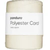 Polyestersnöre 200 meter, Ø3 mm, ecru / krämvit