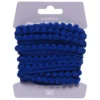 Pompom-band dekorband turkos, 4 m långt och 10 mm brett