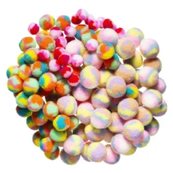 Pom Pom mix flerfärgade, Ø15-25 mm, 150 st.