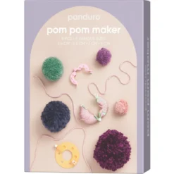 Pom pom-verkyg för att göra egna pom poms, 8 verktyg i 4 olika storlekar