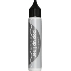 Pop Up Liner 28 ml vit – skriv & rita med fixerbar gummimassa