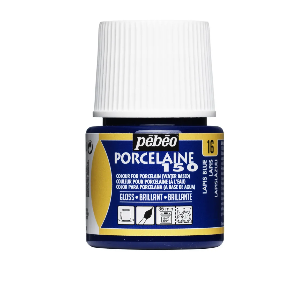 Porslinsfärg 45 ml klarblå
