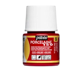 Porslinsfärg 45 ml röd