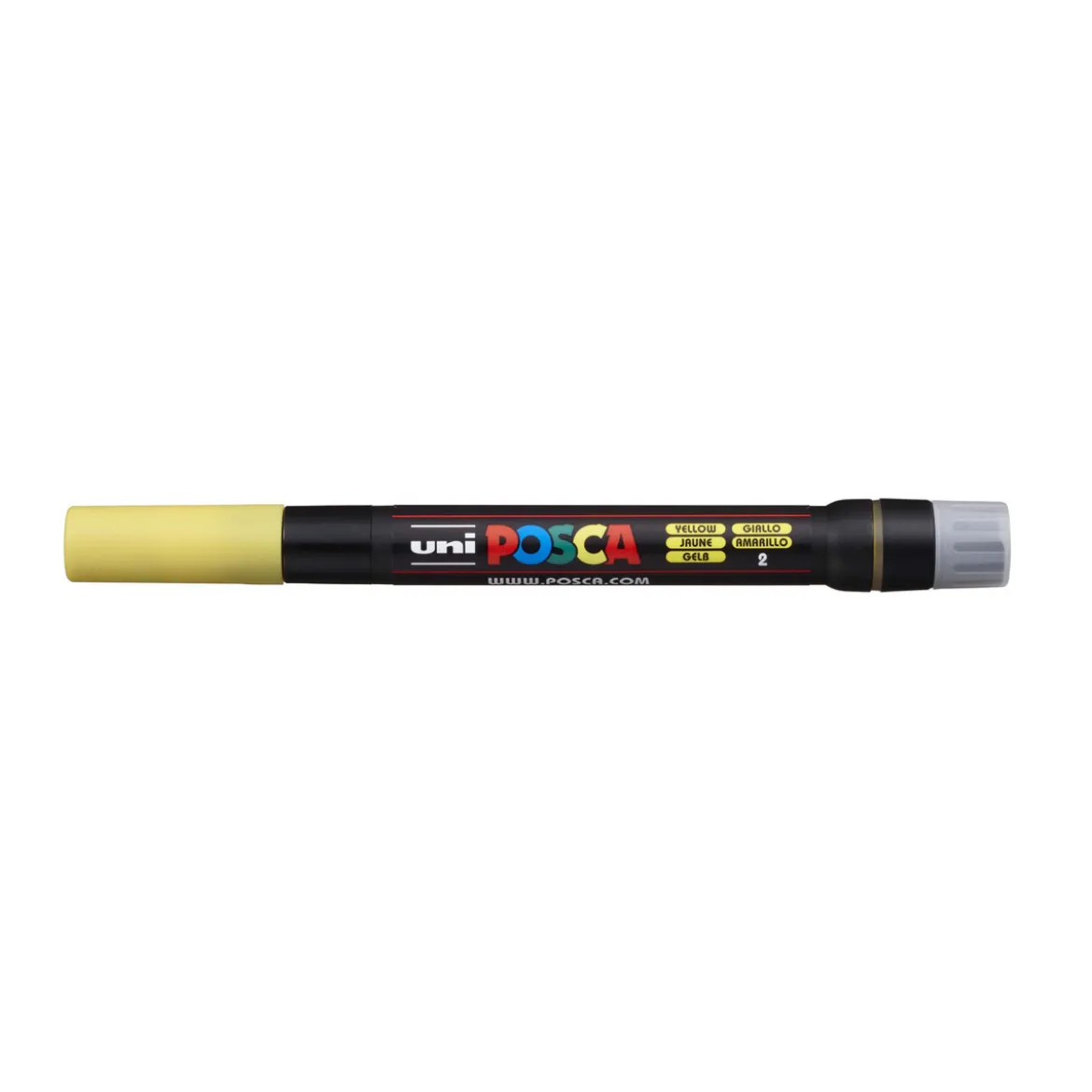 Posca Brush Yellow 1-10 mm