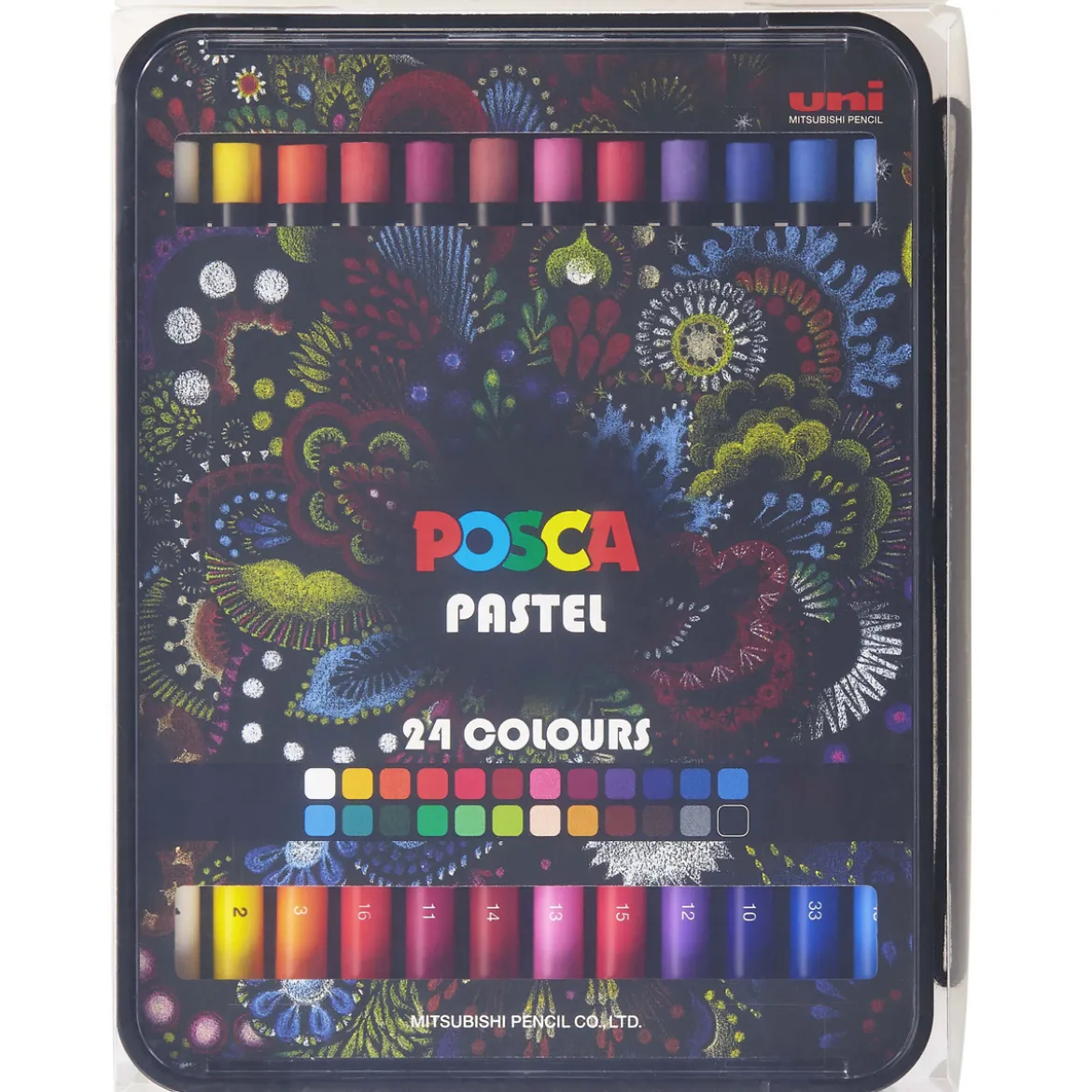 Posca Pastel Set 24 färger