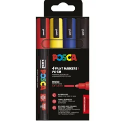 Posca PC-5M 4-pack Basic (1,8-2,5 mm)