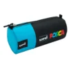 Posca pen case blue – blåsvart pennfodral, längd 19 cm, Ø8 cm.