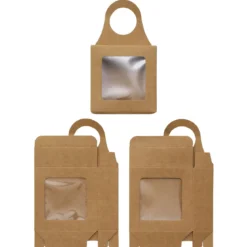 Presentaskar att hänga på flaskor, 3-pack, 9×9×3 cm
