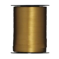 Presentband 200 meter på rulle, 1 cm bred – guld
