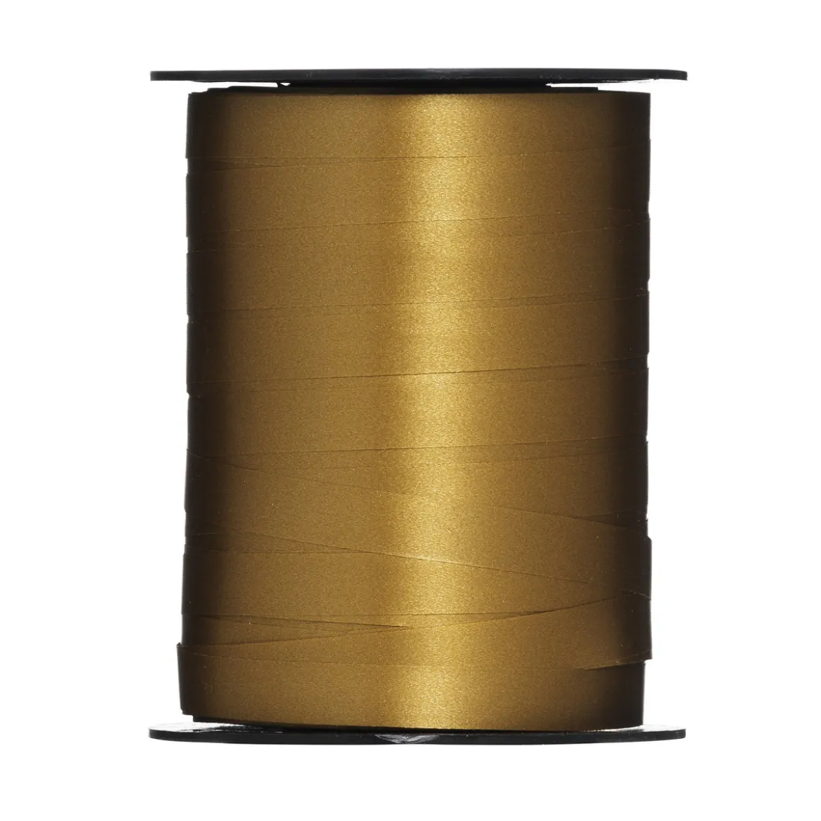 Presentband 200 meter på rulle, 1 cm bred – guld