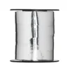 Presentband 25 meter på rulle, 1 cm brett – silver metallic